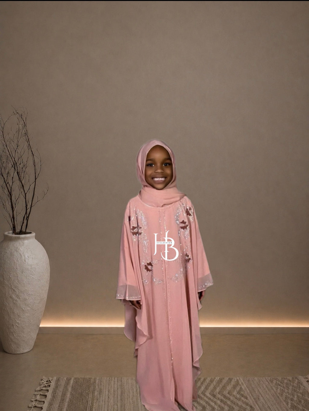Ruwaida chiffon abaya kids