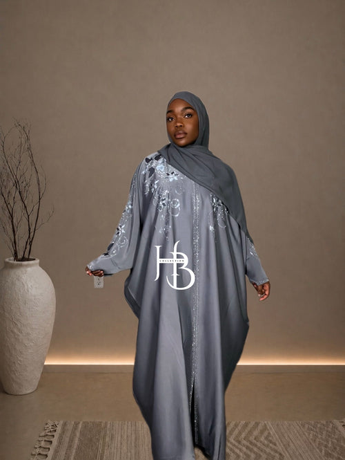Ashifah butterfly abaya adult