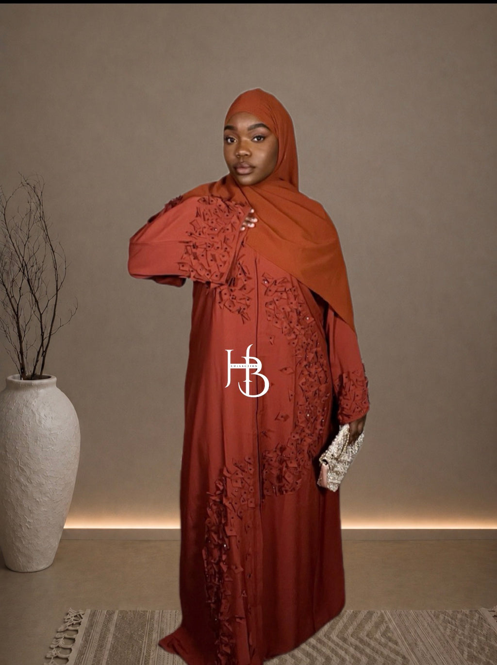 Naima leaf abaya adult