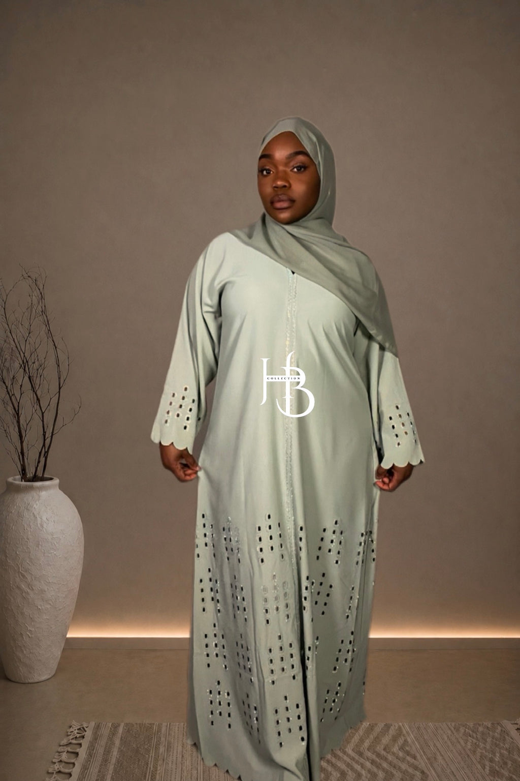 Noor Geometric cut Abaya adult