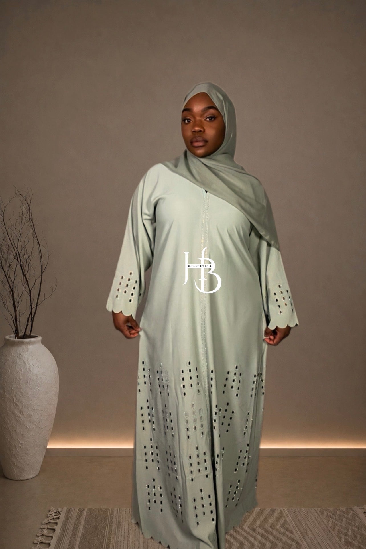 Noor Geometric cut Abaya adult