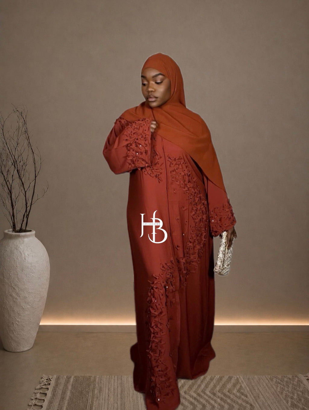 Naima leaf abaya adult