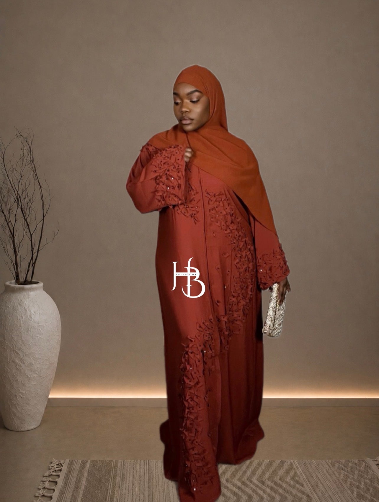 Naima leaf abaya adult