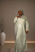 Noor Geometric cut Abaya adult